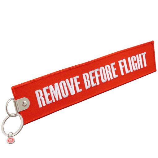Remove Before Flight key fob large