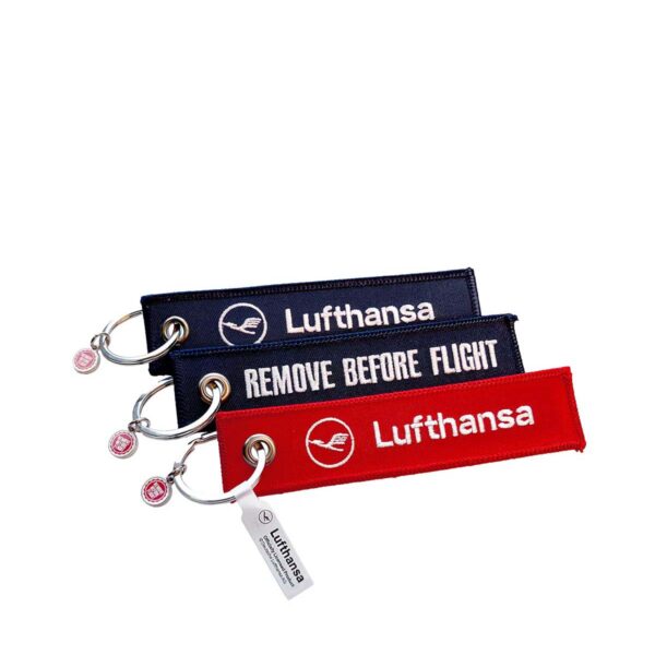 Remove Before Flight Schlüsselanhänger Lufthansa Set blau