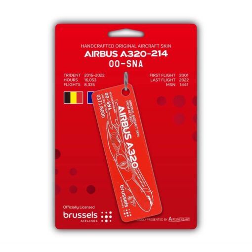 Airlinertags Brussels Airlines A320 OO-SNA rot