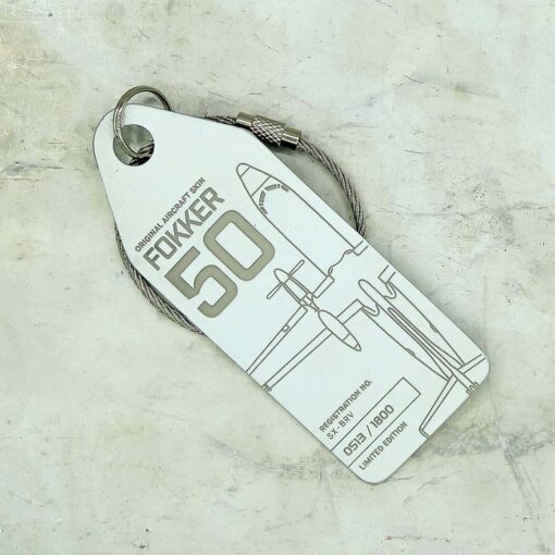Aviationtag Minoan Air Fokker 50 SX-BRV weiß – Bild 2