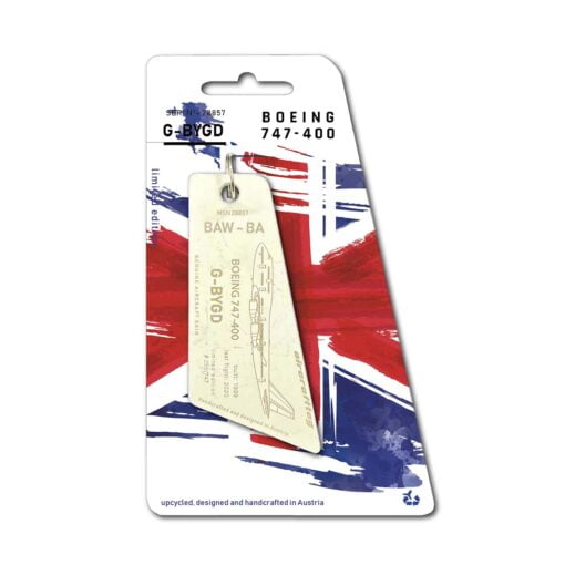 Aircrafttag British Airways Boeing 747 G-BYGD weiß