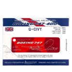 Airlinertags British Airways Boeing 747 G-CIVY bicolor rot