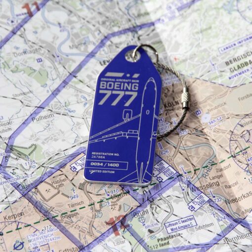 Aviationtag ANA Boeing 777 JA708A dunkelblau – Bild 4