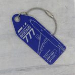 Aviationtag ANA Boeing 777 JA708A dunkelblau – Bild 2