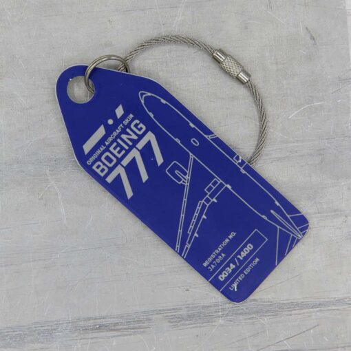 Aviationtag ANA Boeing 777 JA708A dunkelblau – Bild 2