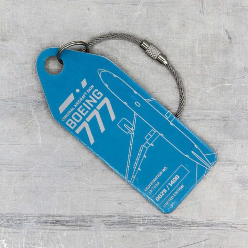 Aviationtag ANA Boeing 777 JA708A hellblau – Bild 2