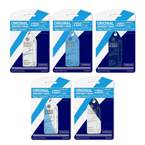 Aviationtag IndiGo A320 VT-IDV Collector Set
