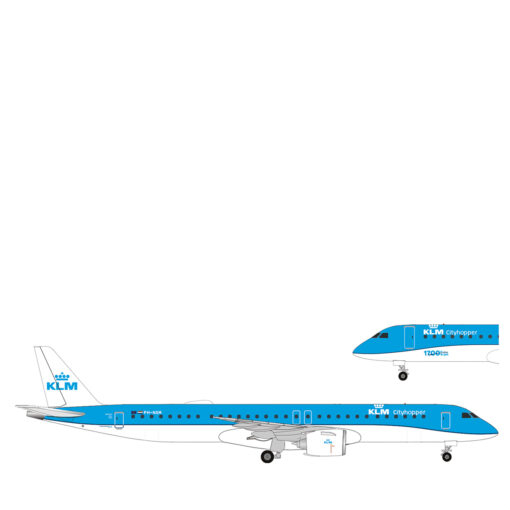 Herpa Wings 1:500 KLM Embraer E195-E2 PH-NXM 536554-001 Vorbestellung