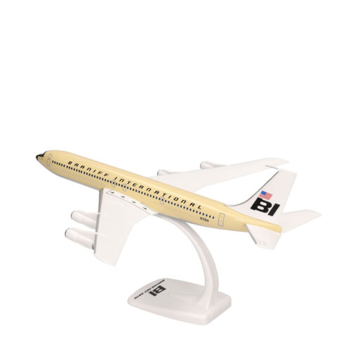 Herpa Wings Snapfit 1:144 Braniff International Boeing 707-320 N7104 614023 – Bild 3