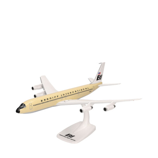 Herpa Wings Snapfit 1:144 Braniff International Boeing 707-320 N7104 614023