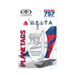 PlaneTags Delta Boeing 757 N627DL weiß