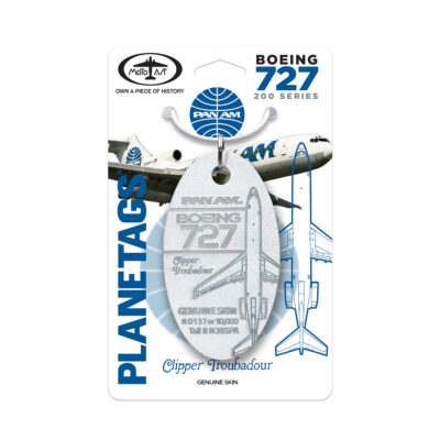 PlaneTags Pan Am Boeing 727 N385PA weiß