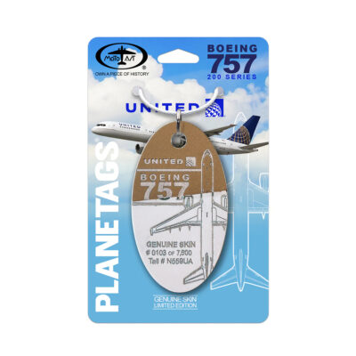 PlaneTags United Airlines Boeing 757 N559UA bicolor