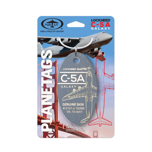 PlaneTags US Air Force C-5A Galaxy 70-0451 grau