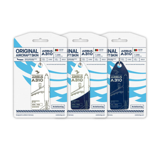 Aviationtag SATA International A310 CS-TGV Collector Set