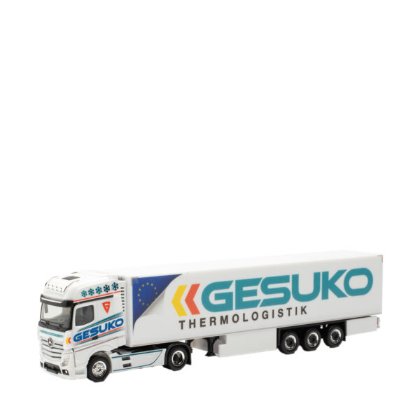 Herpa 1:87 Mercedes-Benz Actros Gigaspace '18 Kühlkoffer-Sattelzug „GESUKO“ 315951