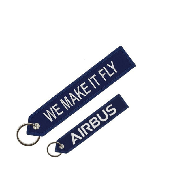 Airbus Schlüsselanhänger blau