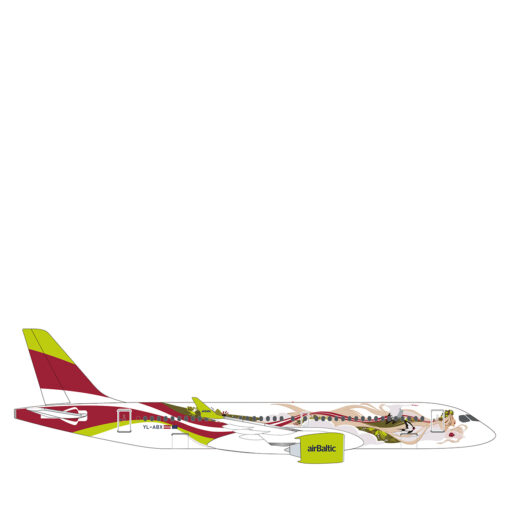 Herpa Wings 1:200 airBaltic A220-300 YL-ABX 573535 Vorbestellung