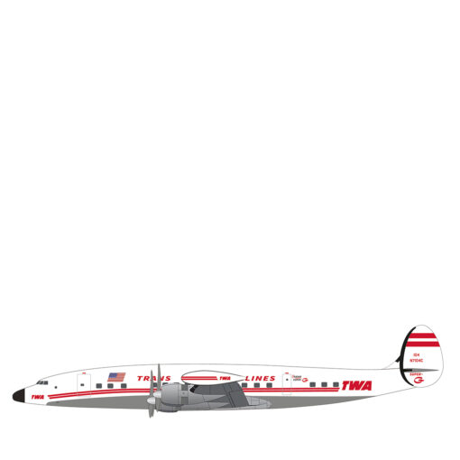 Herpa Wings Snapfit 1:125 Trans World Airlines Lockheed L-1049G N7104C 614467 Vorbestellung