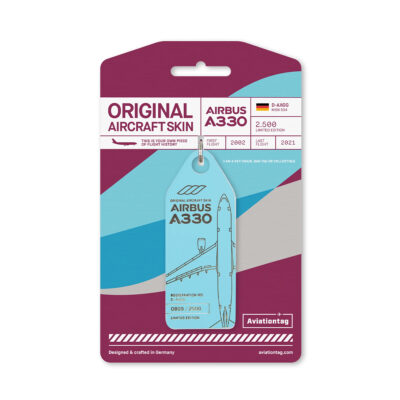 Aviationtag Eurowings A330 D-AXGG hellblau