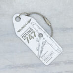 Aviationtag Air Atlanta Icelandic Boeing 747 TF-AAK weiß mit Löchern / Iron Maiden – Bild 2