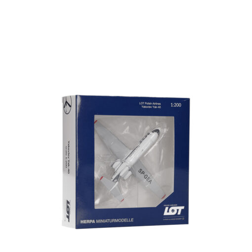 Herpa Wings 1:200 LOT Polish Airlines Yakovlev Yak-40 SP-GEA 573139 – Bild 5