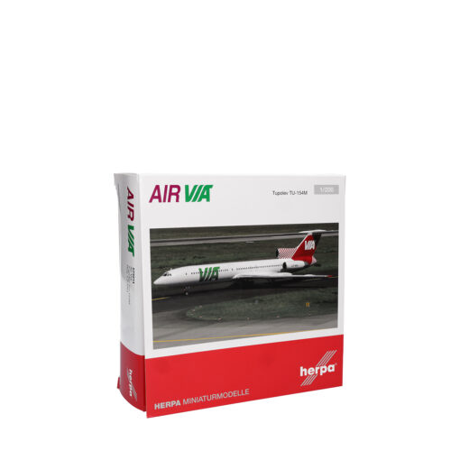 Herpa Wings 1:200 Air Via Tupolev TU-154M LZ-MIG 573214 – Bild 5