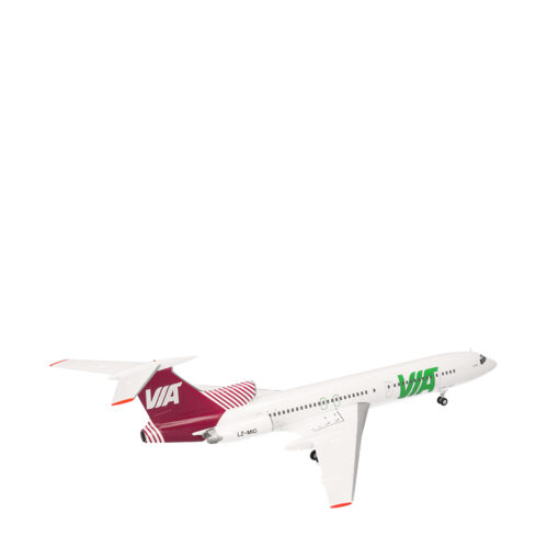 Herpa Wings 1:200 Air Via Tupolev TU-154M LZ-MIG 573214 – Bild 4
