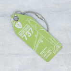 Aviationtag Niger Government Boeing 737 5U-BAG hellgrün – Bild 2