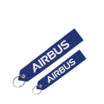 Airbus Schlüsselanhänger blau textil