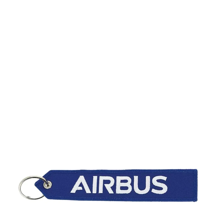 Airbus Schlüsselanhänger blau textil
