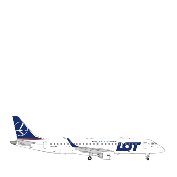 Herpa Wings 1:200 LOT Polish Airlines Embraer E190 - SP-LMA 573818 - Vorbestellung