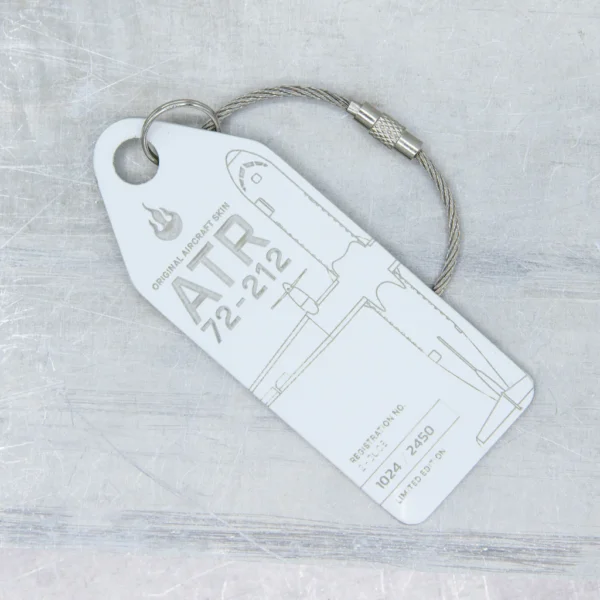 Aviationtag ATR 72 Hunnu Air 2 Juce weiss white