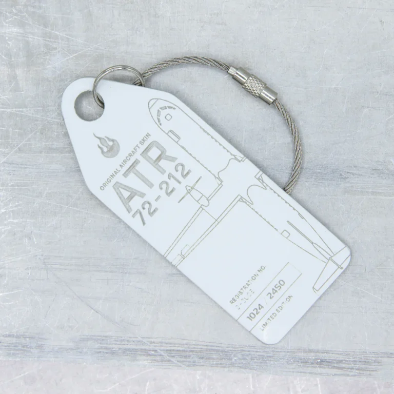 Aviationtag ATR 72 Hunnu Air 2 Juce weiss white