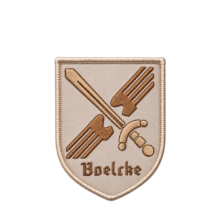 Boelcke Patch Wappen Wüstentarn beige Klett