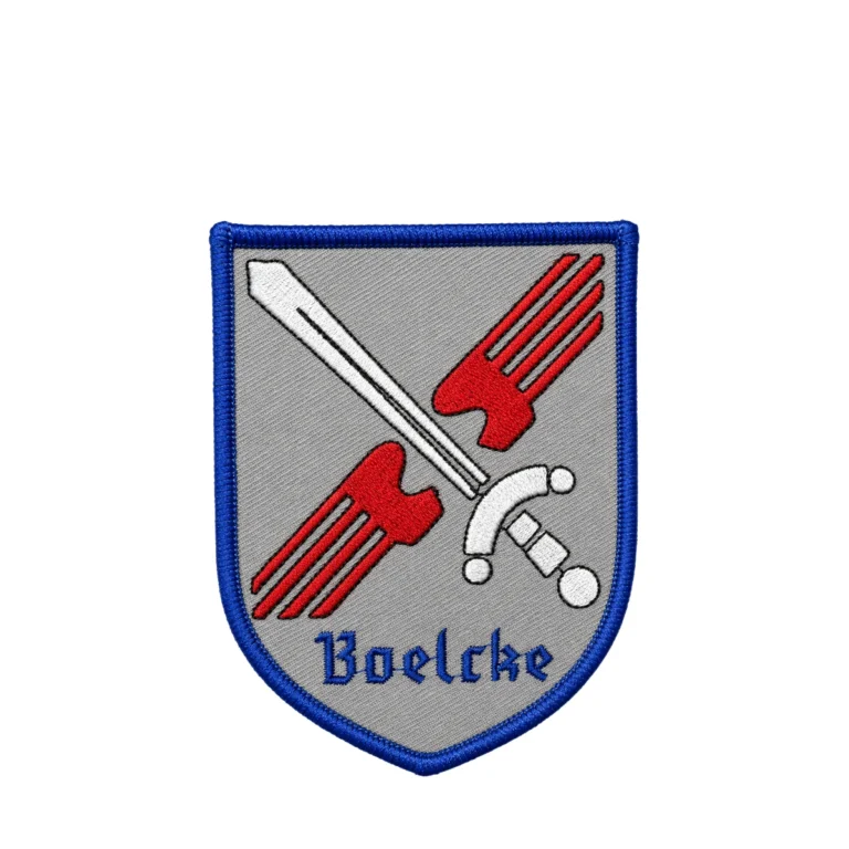 Boelcke Wappen Patch Klett gestickt