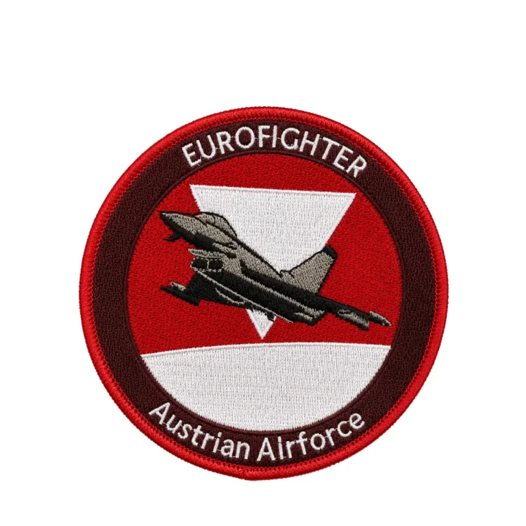 Eurofighter Austrian Airfare Patch Gestickt Klett