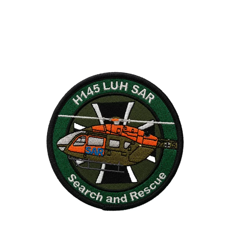 H145 SAR LUH Patch gestickt Klett