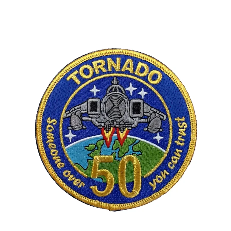 50 Jahre Tornado Patch Gold