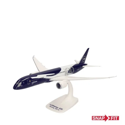 Herpa Lufthansa Snapfit Flugzeugmodell 1:200 Boeing 787-9 Dreamliner „100 Jahre“ D-ABPU „Berlin“ 614849