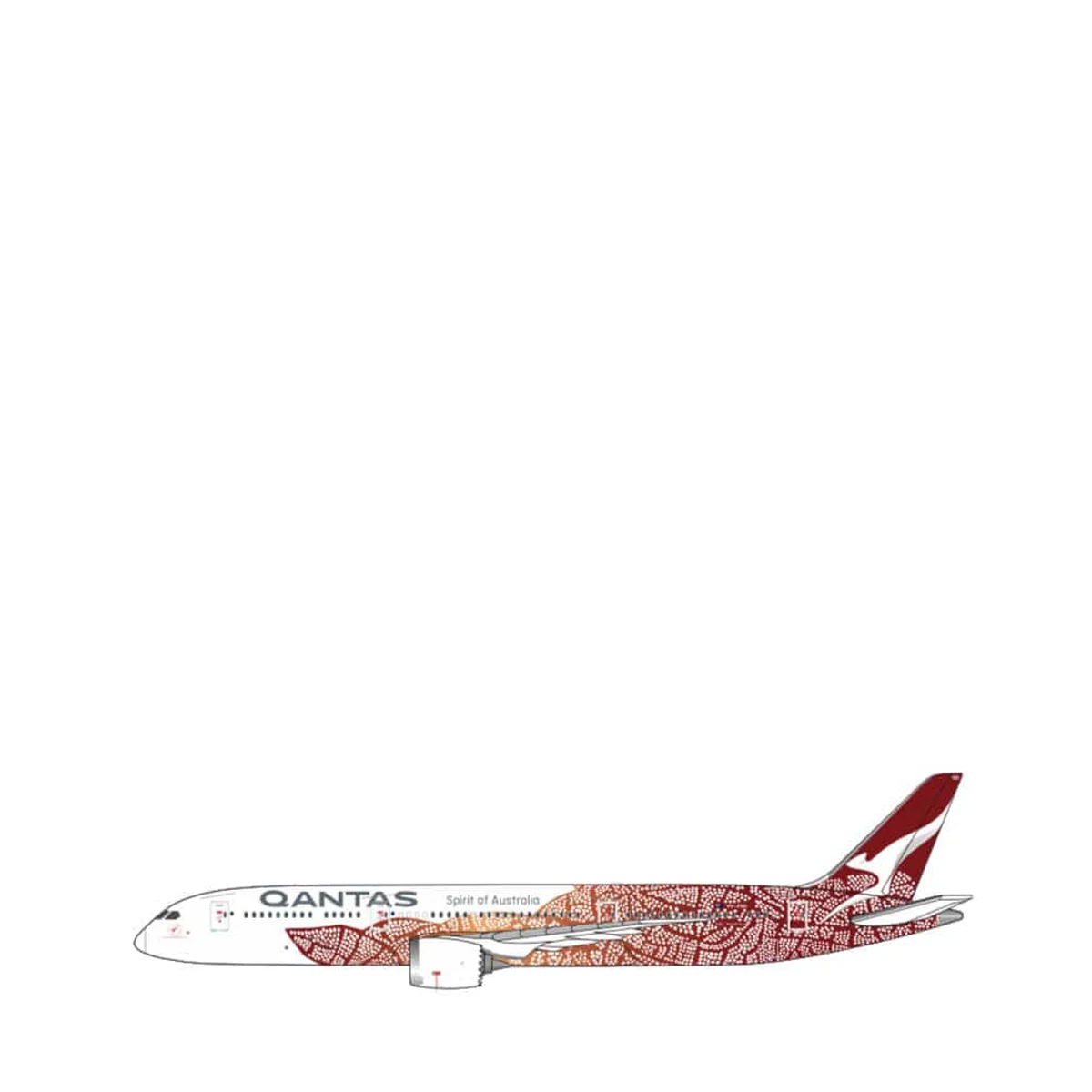 quantas Aether Model 1:500 Qantas Boeing 787-9 VH-ZND QFA125105 – Bild 1