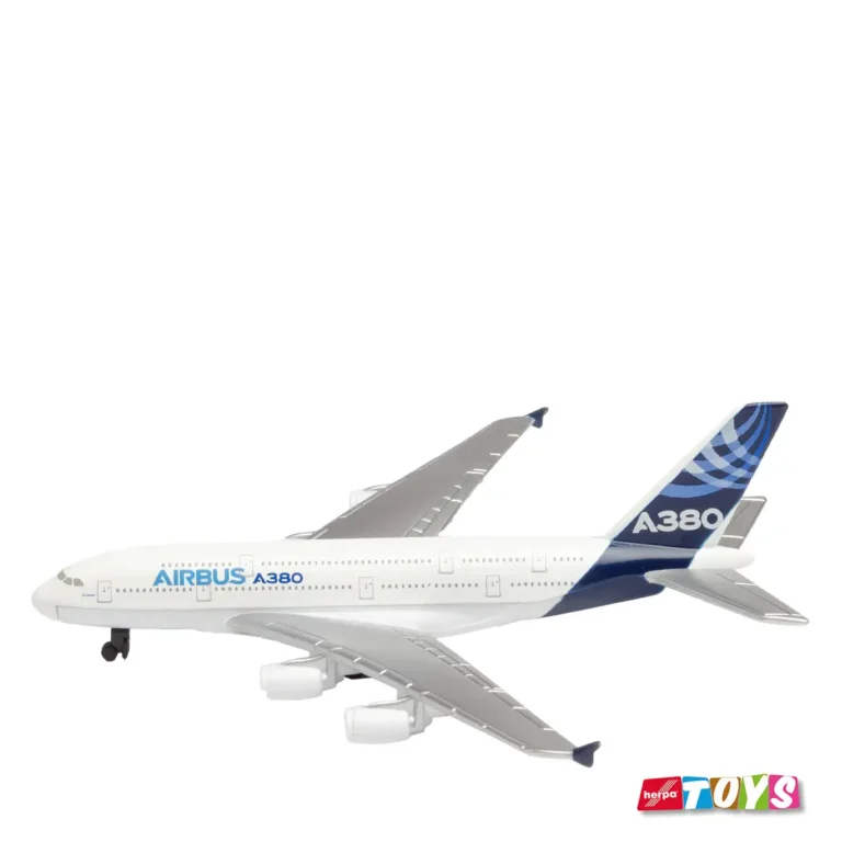 Airbus A380 Spielzeug Flugzeug aus Metall von Herpa Toys