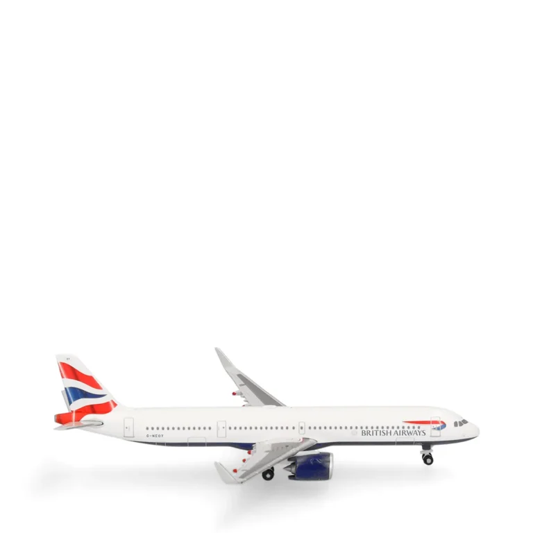 Herpa British Airways Airbus A321neo - G-NEOY 539043 Maßstab 1:500