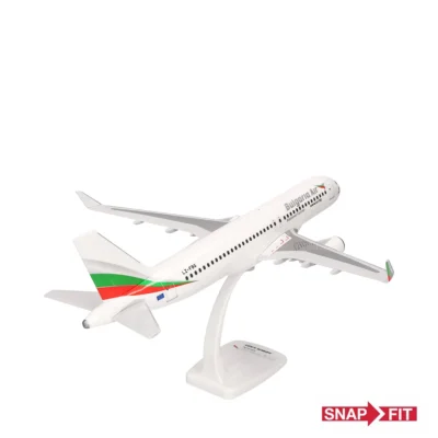 Herpa Snapfit Flugzeugmodell Bulgaria Air Airbus A320 LZ-FBG 1:100 Artikel 610759-001