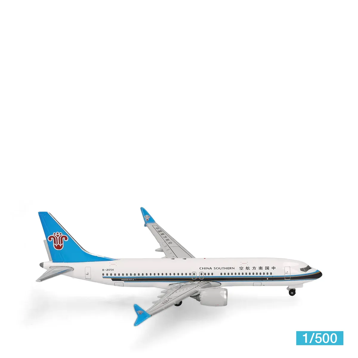 herpa-china-southern-airlines-flugzeugmodell-539074-1-500-boeing-737-max-8-b-205k-539074 Herpa Wings 1:500 China Southern Airlines Boeing 737 Max 8 B-205K 539074 – Bild 1
