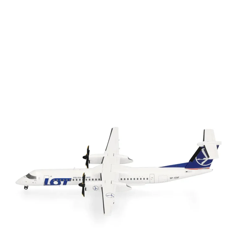 Herpa LOT Polish Airlines Bombardier Q400 - SP-EQF 573955 Maßstab 1:500