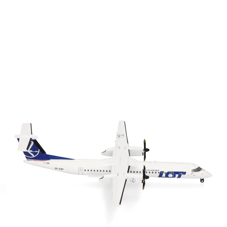 Herpa LOT Polish Airlines Bombardier Q400 - SP-EQF 573955 Maßstab 1:500