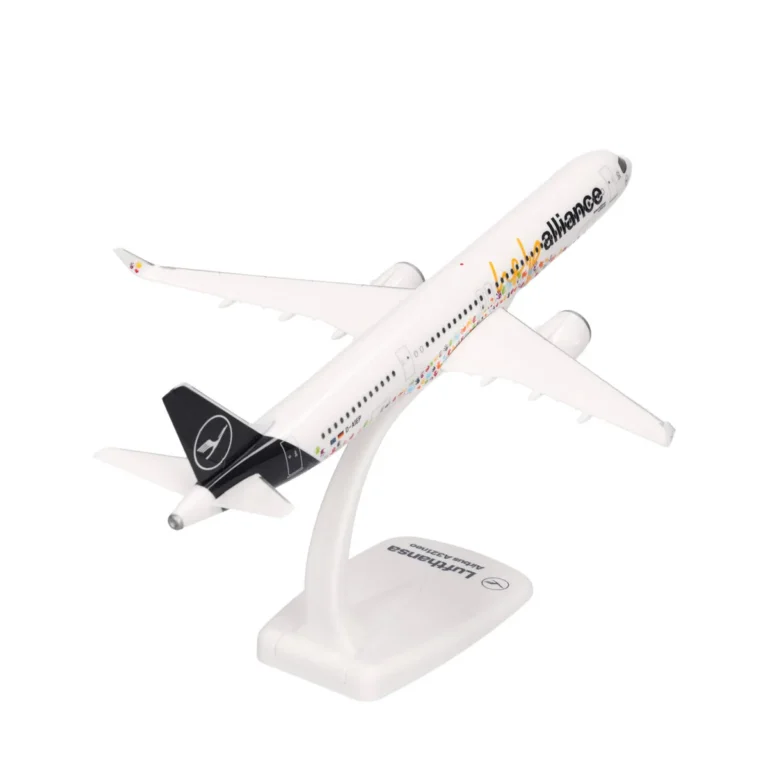 Herpa Lufthansa A321neo Help Alliance D-AIEP 614832 Snapfit Flugzeugmodell 1:200