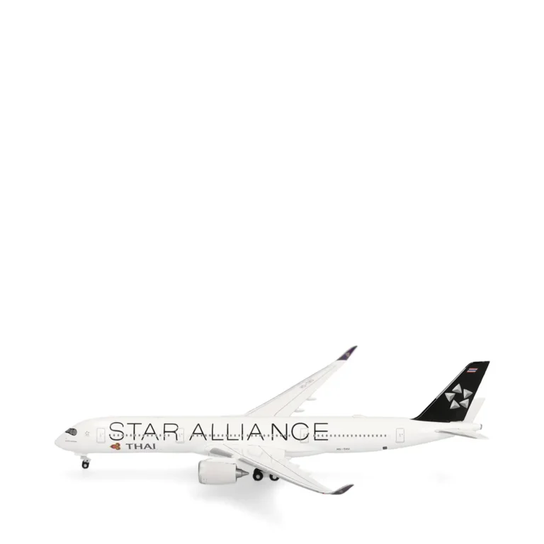 Herpa 538978 Thai Airways Airbus A350-900 "Star Alliance" - HS-THU Maßstab 1:500
