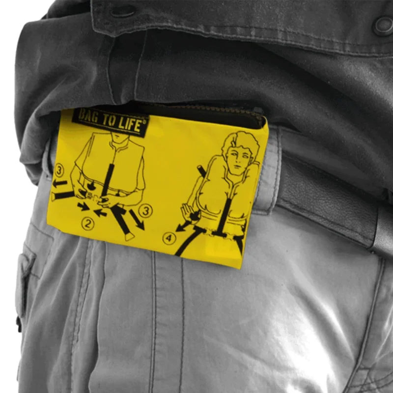 Superflache Gürteltasche Reisepass Dokumente